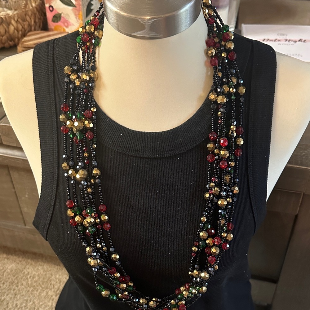 Multicolor Beaded Necklace